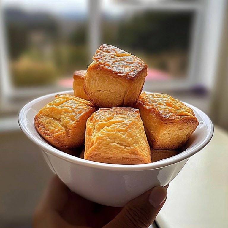 Half-bread half-cake dessert