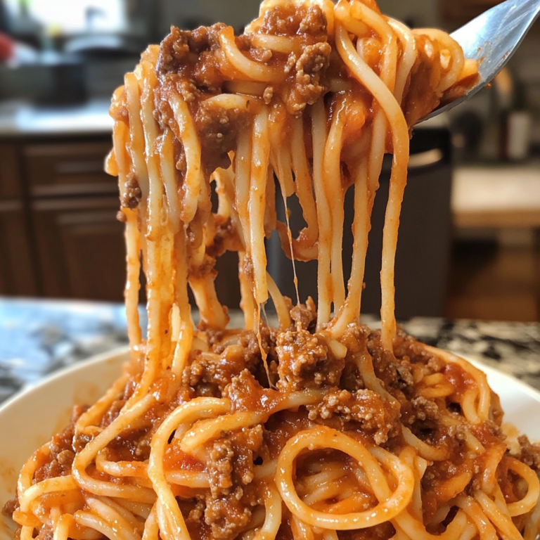 Healthy slow cooker spaghetti