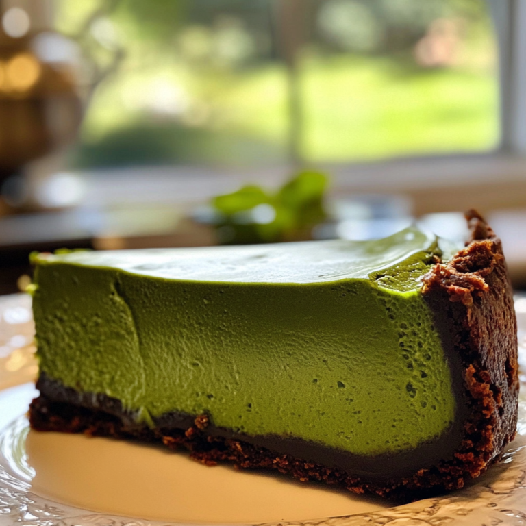 Green Velvet Cheesecake